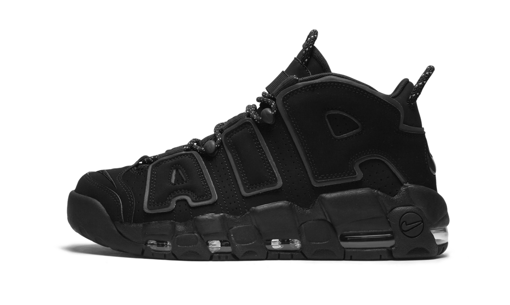 Air More Uptempo Black Reflective