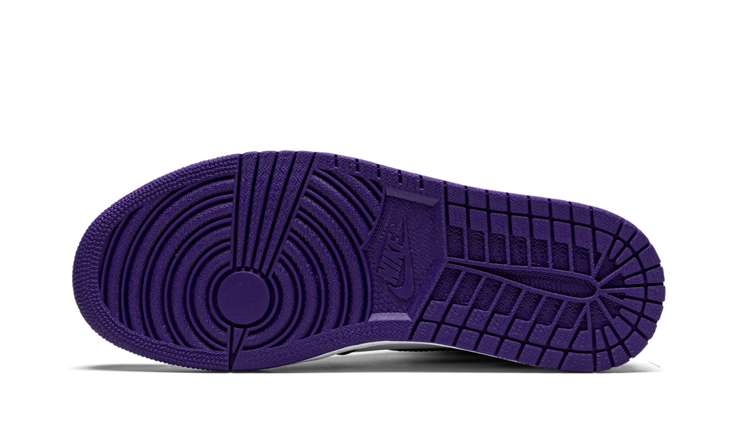 1 Retro High Court Purple White