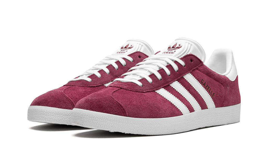 Gazelle Burgundy White