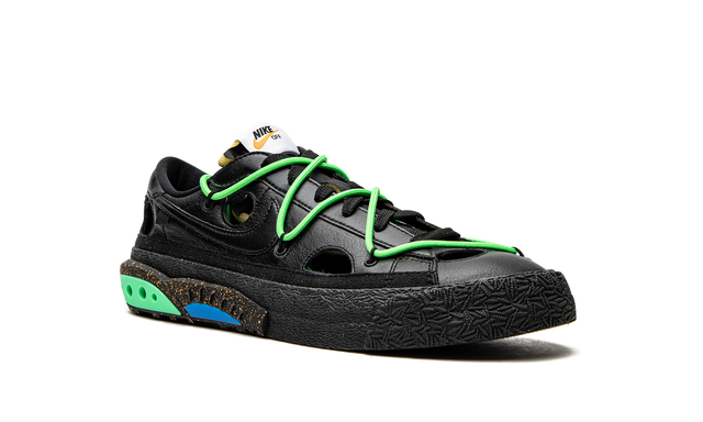 Blazer Low  Black Electro Green