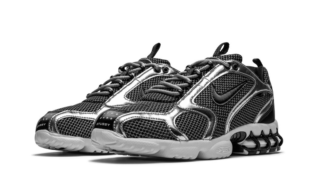 x STUSSY - Air Zoom Spiridon Cage 2 "Pure Platinum"