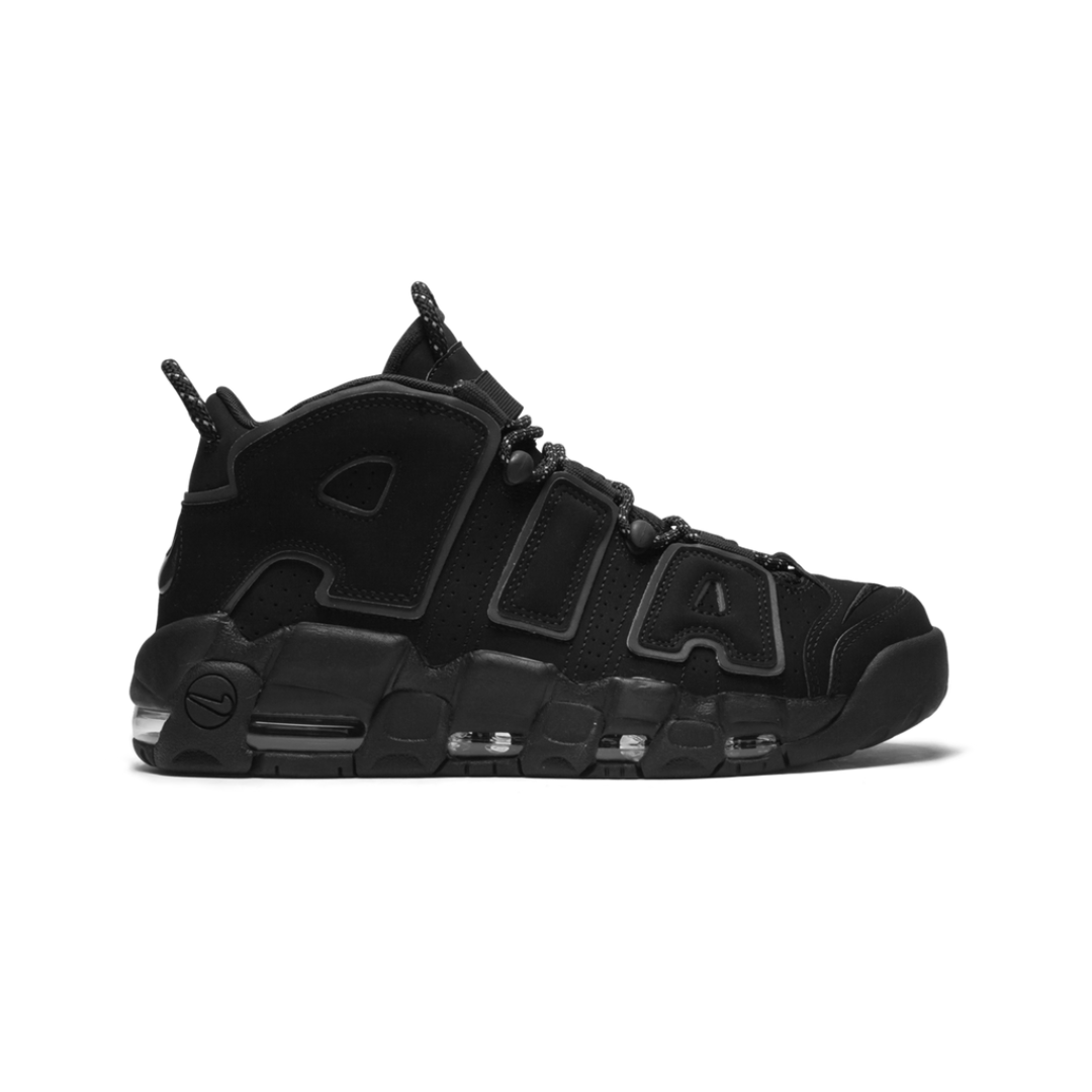 Air More Uptempo Black Reflective