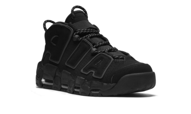 Air More Uptempo Black Reflective