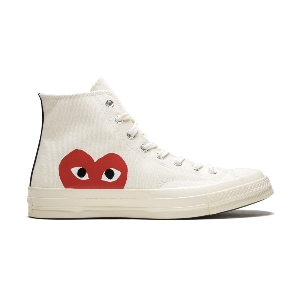 Chuck Taylor All Star 70 Hi Comme des Garçons Play White