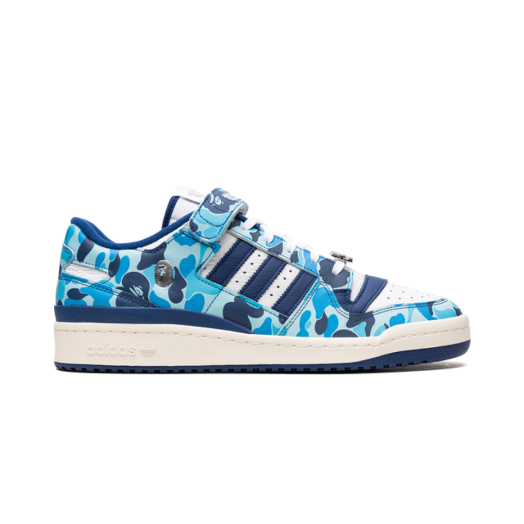 Forum 84 Low Bape 30th Anniversary Blue Camo