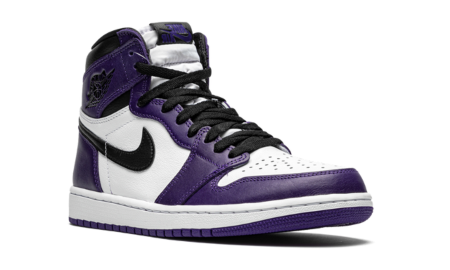 1 Retro High Court Purple White