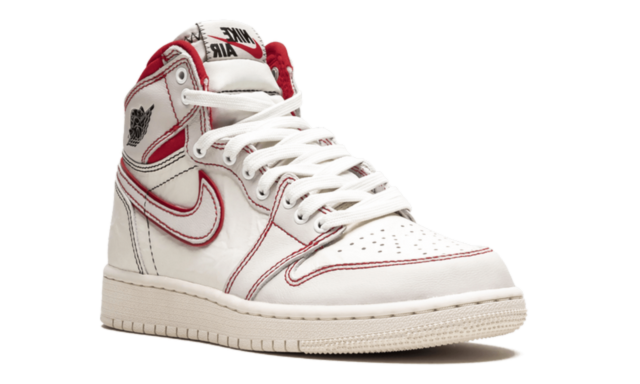 1 Retro High Phantom  Red