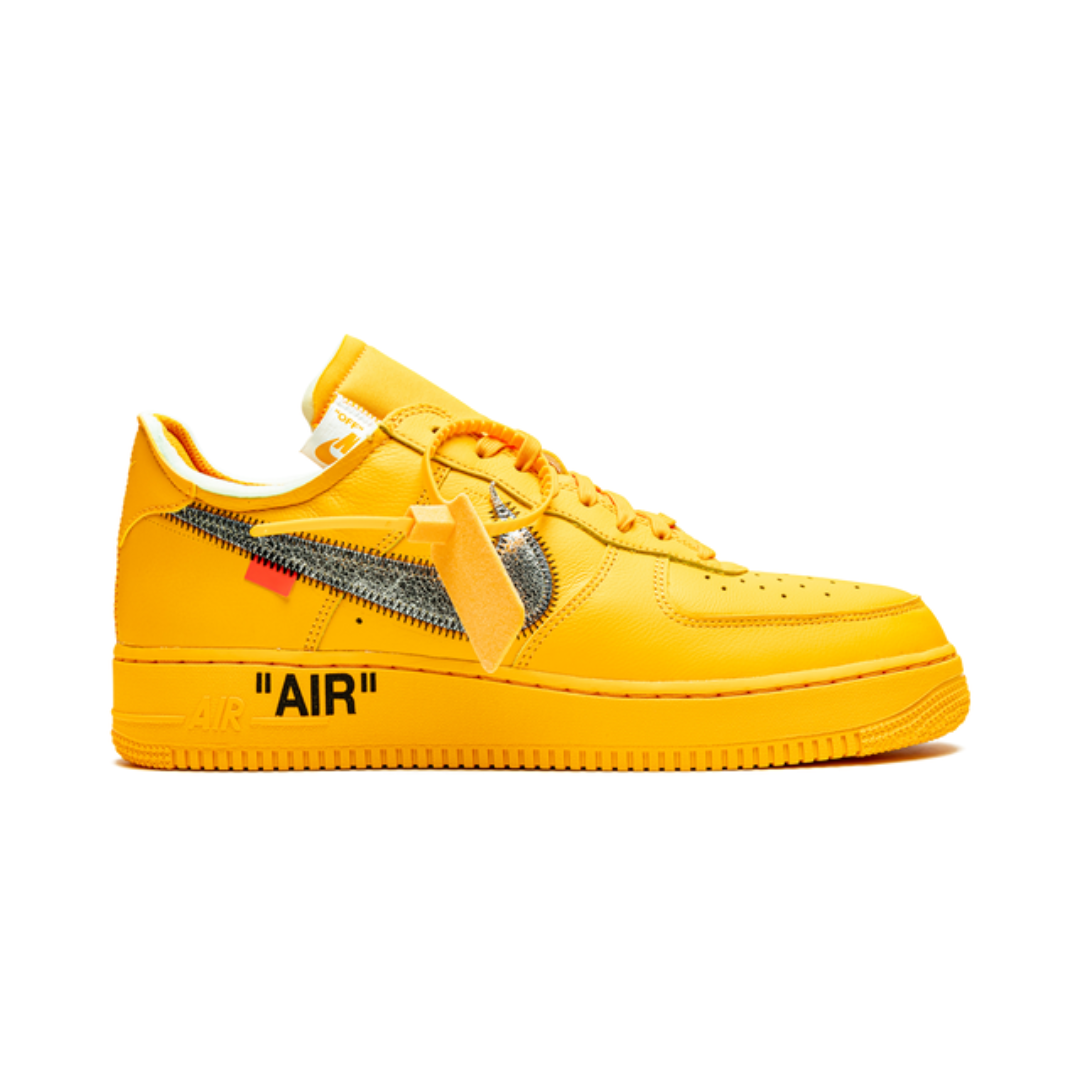 1 Low Off White University Gold Metallic Sier
