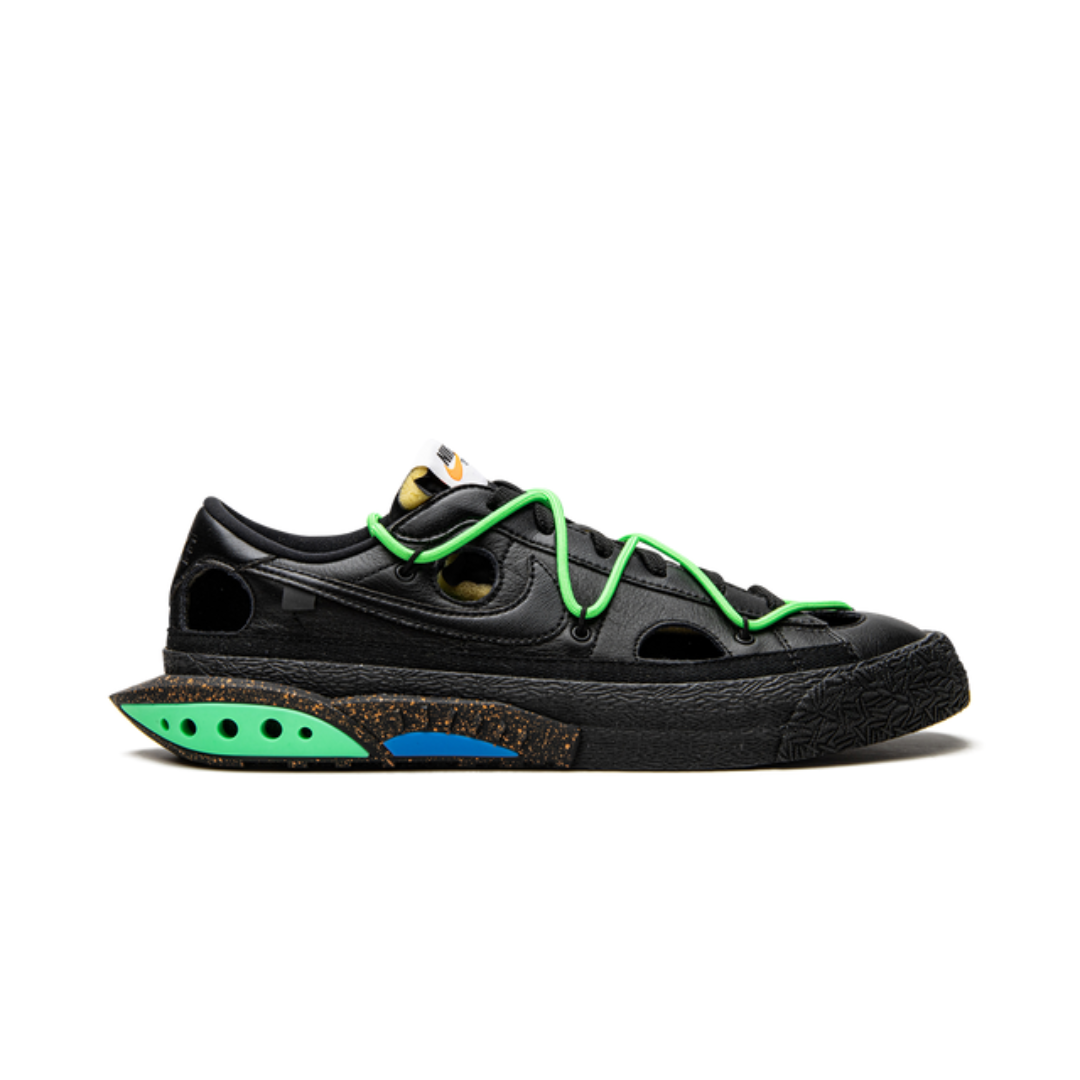Blazer Low  Black Electro Green