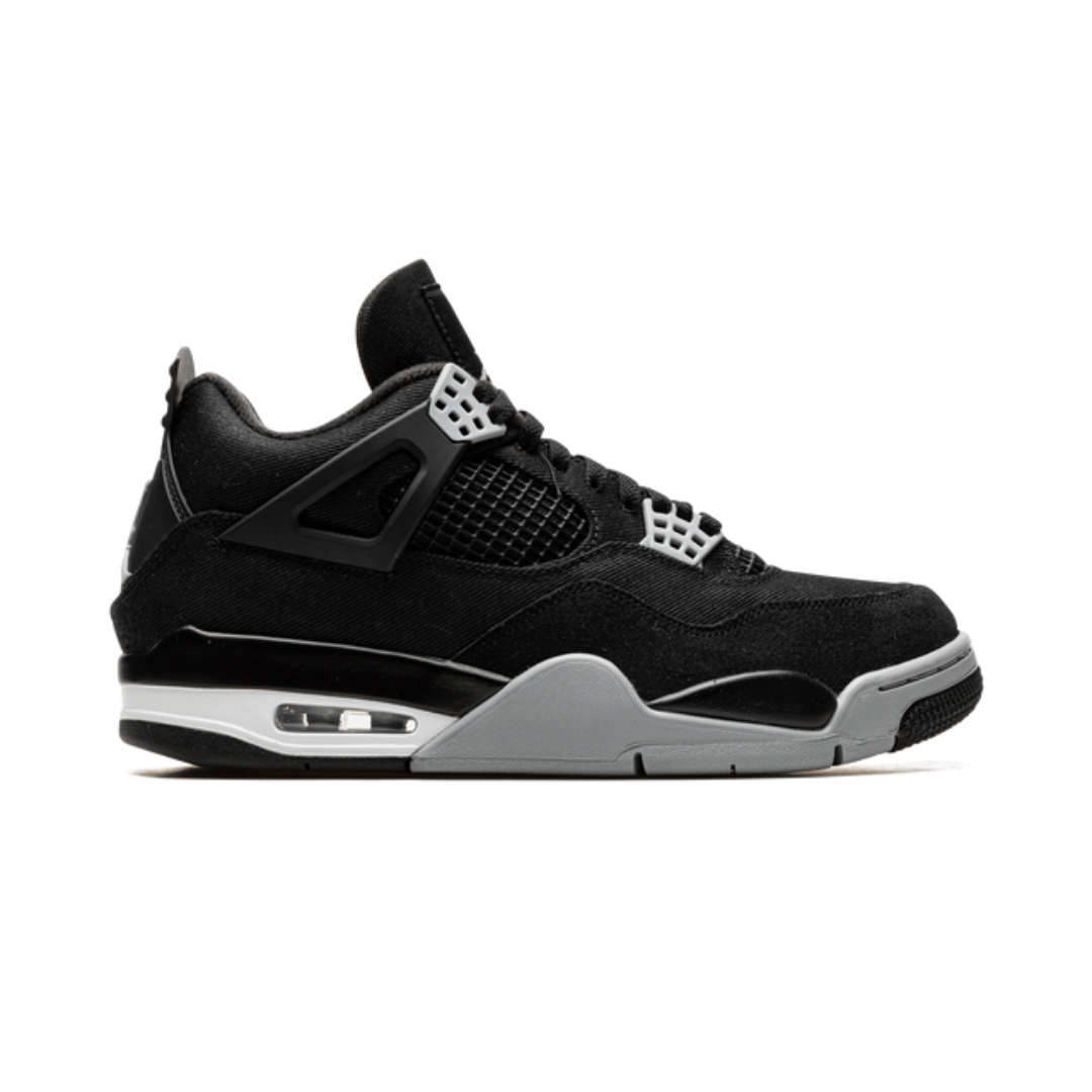 4 Retro SE Black Canvas
