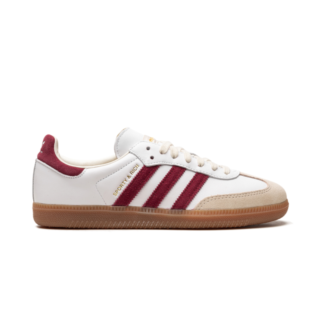 Samba Sporty & Rich White Core Burgundy