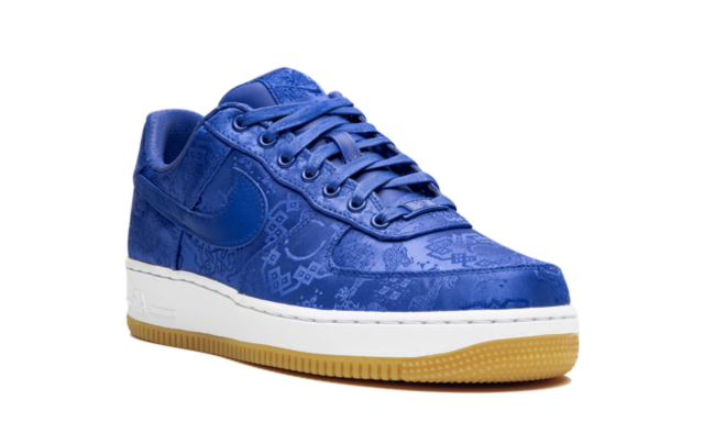 1 Clot Blue Silk