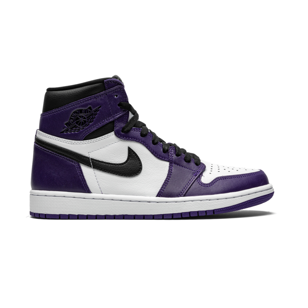 1 Retro High Court Purple White