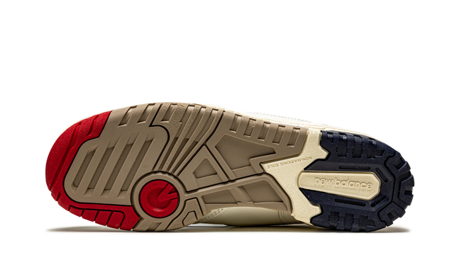 550 Aime Leon Dore  White Navy Red