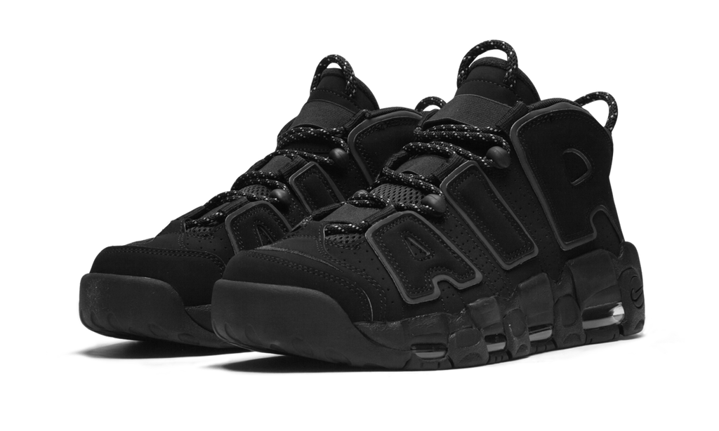 Air More Uptempo Black Reflective