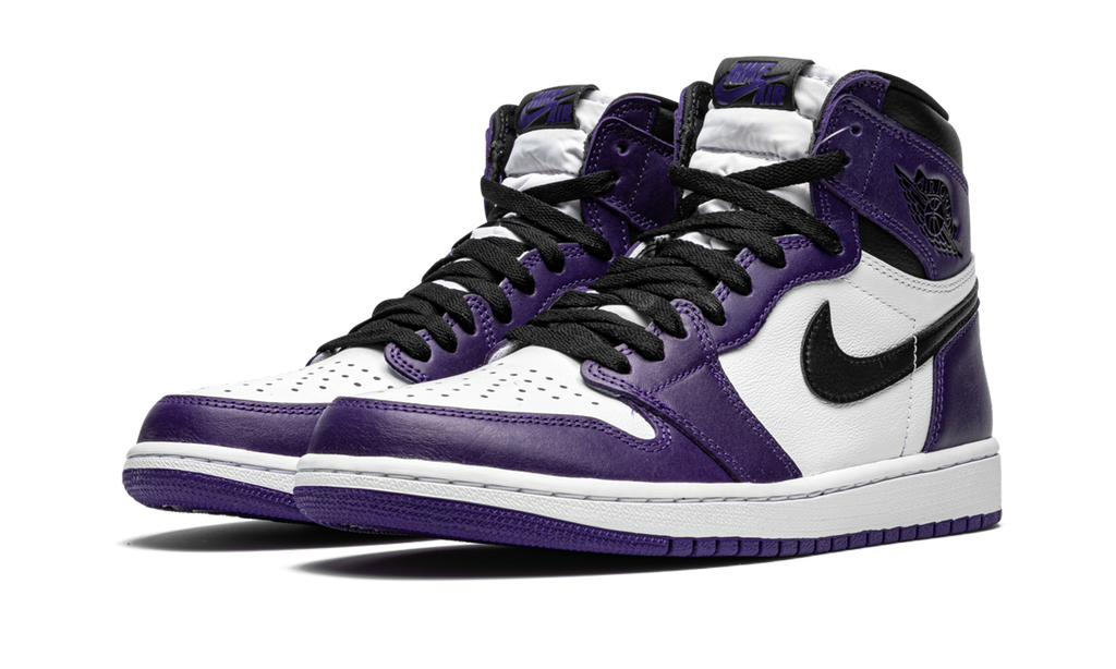 1 Retro High Court Purple White