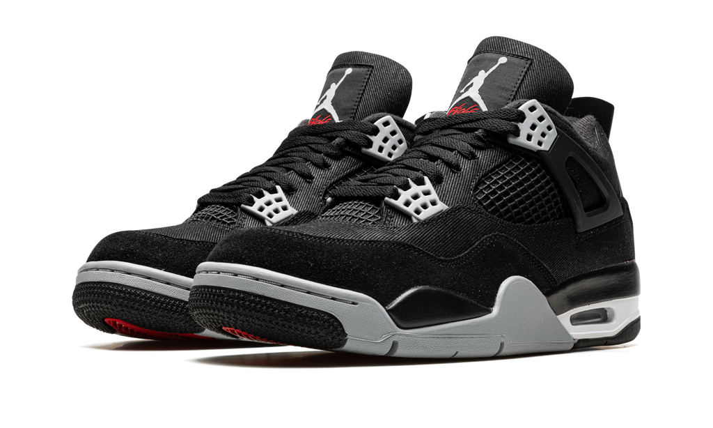 4 Retro SE Black Canvas