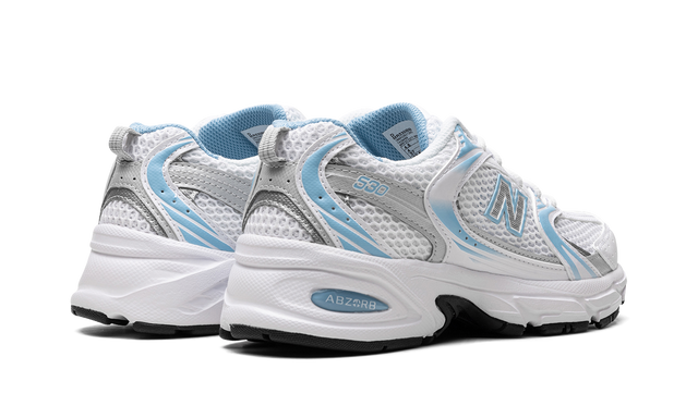 530 White Silver Navy