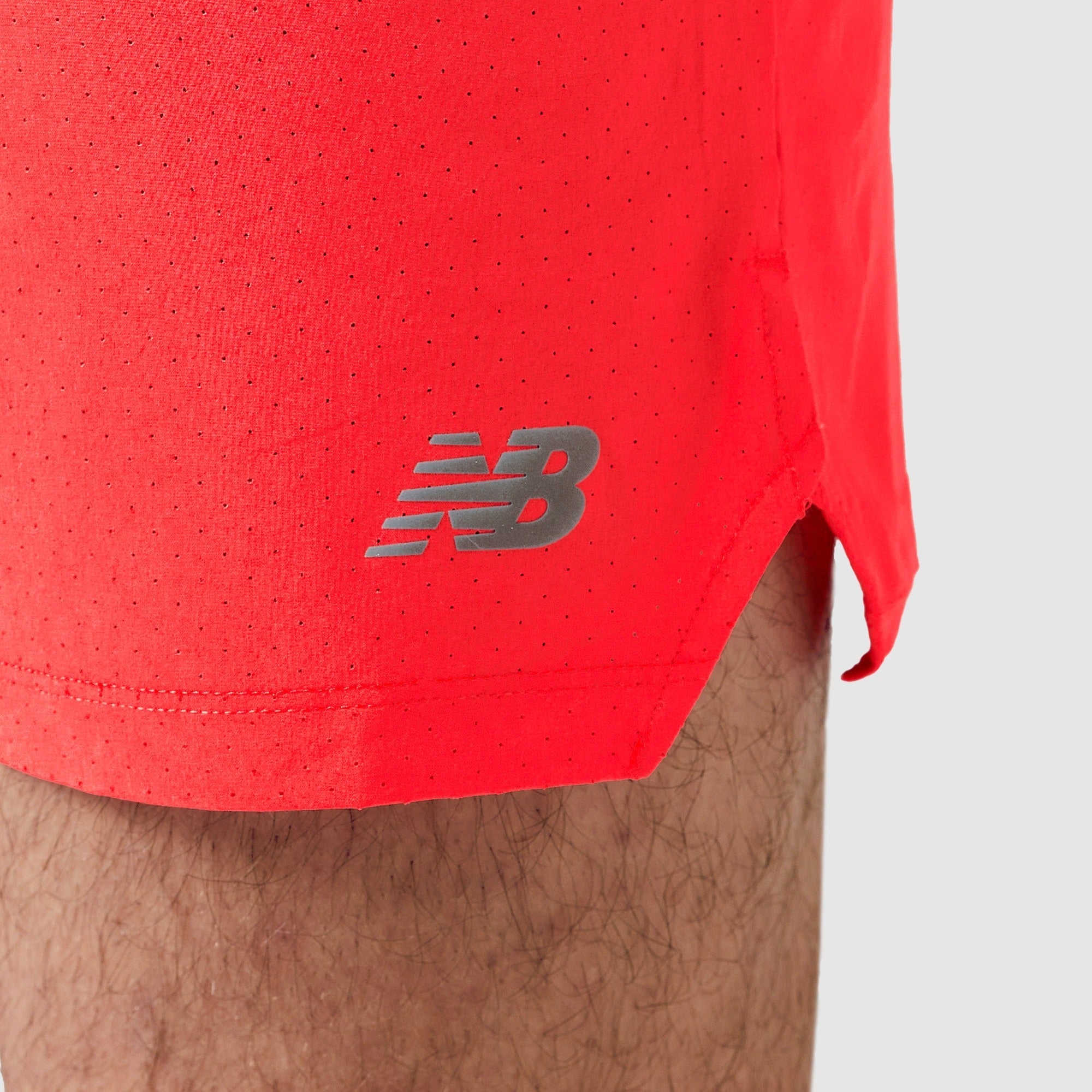 New Balance Sport Essentials RC 5 Inch Shorts Urgent Red