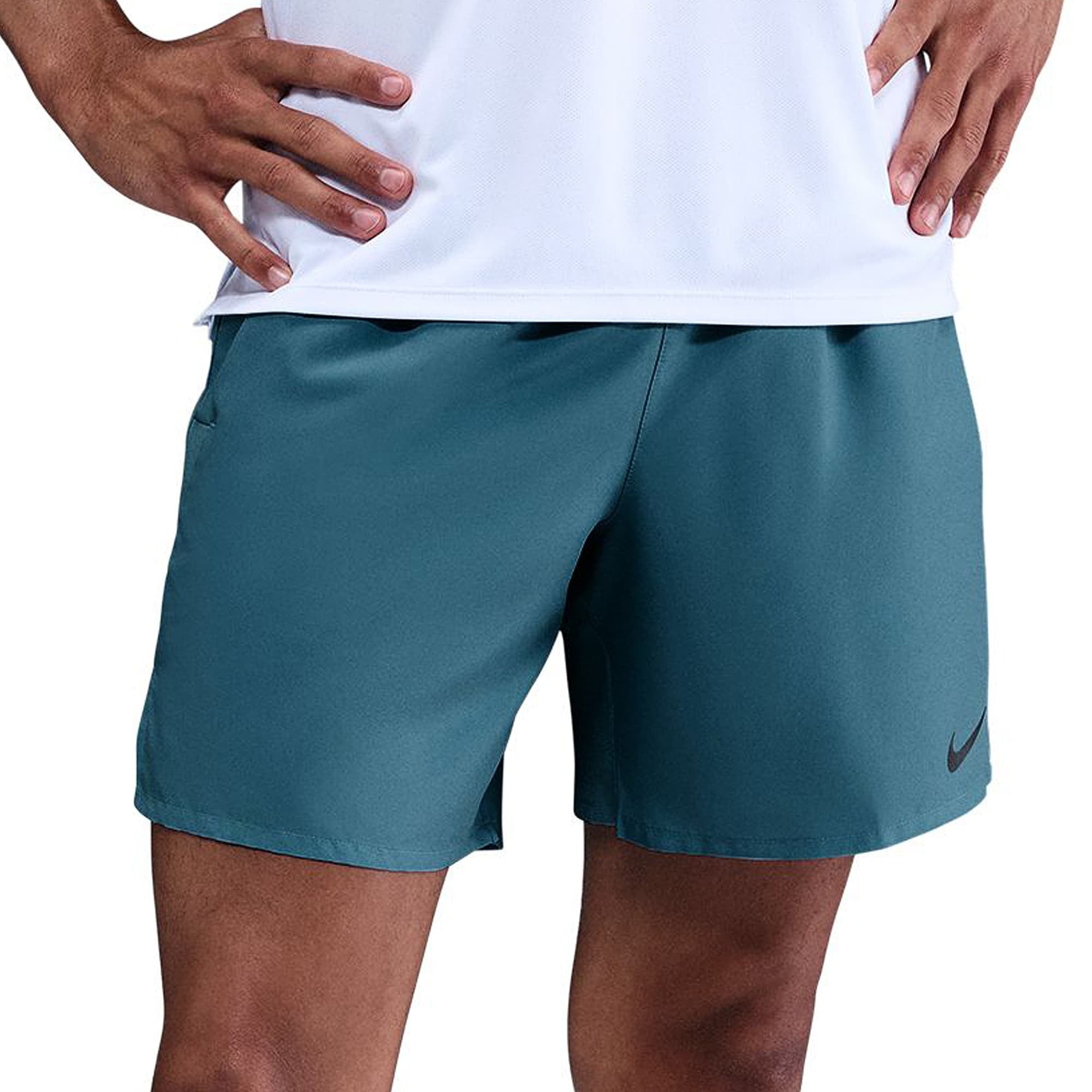 Nike Challenger Brief-Lined 7 Inch Shorts Denim Turq/Reflective Silv