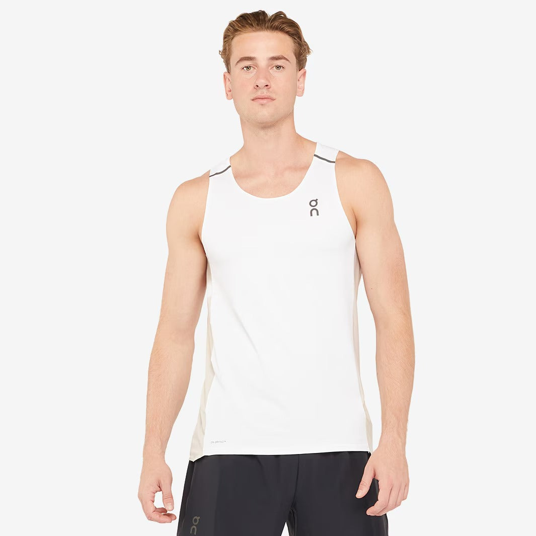 On Performance Singlet White/Silver