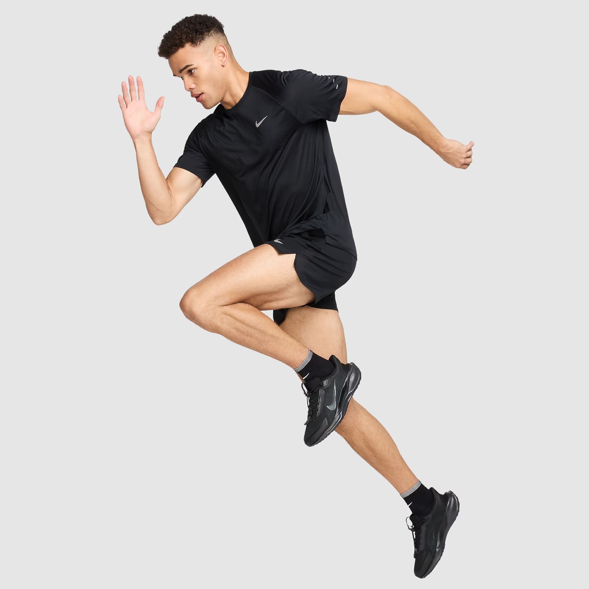 Nike Stride Dri-FIT ADV T-Shirt Black/Reflective Silv