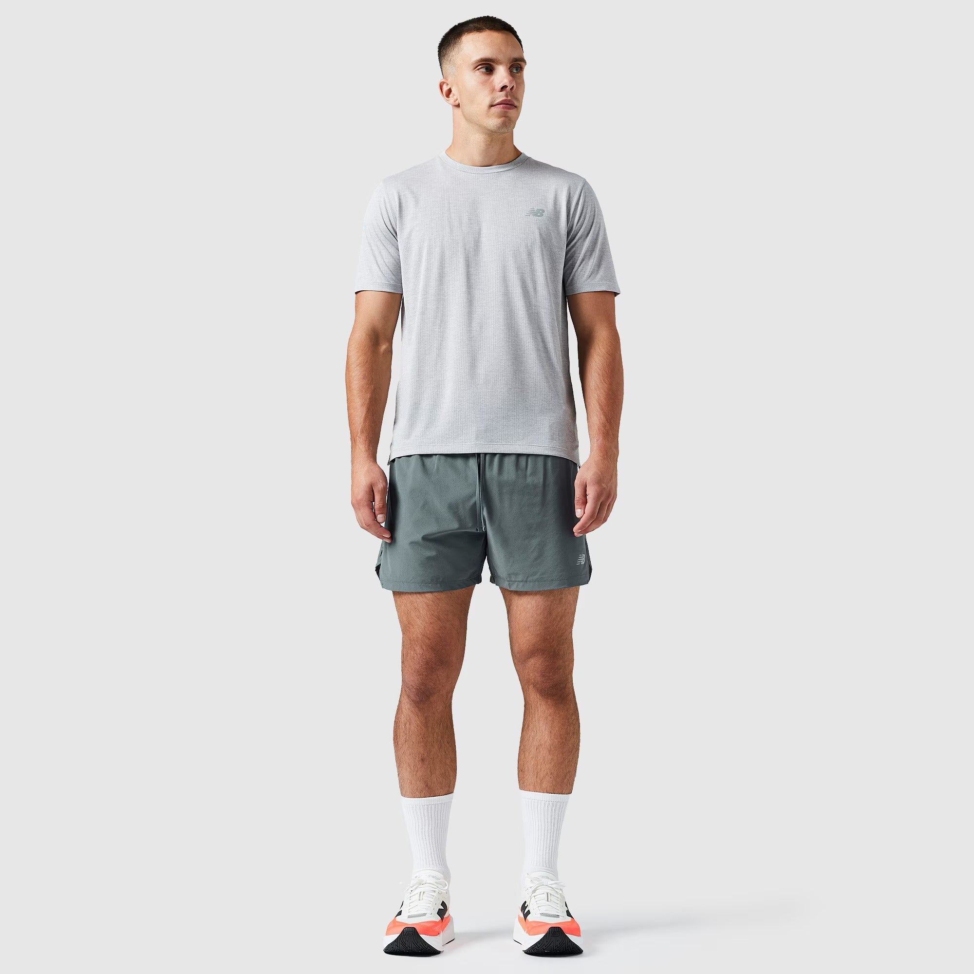 New Balance Sport Essentials RC 5 Inch Shorts Graphite