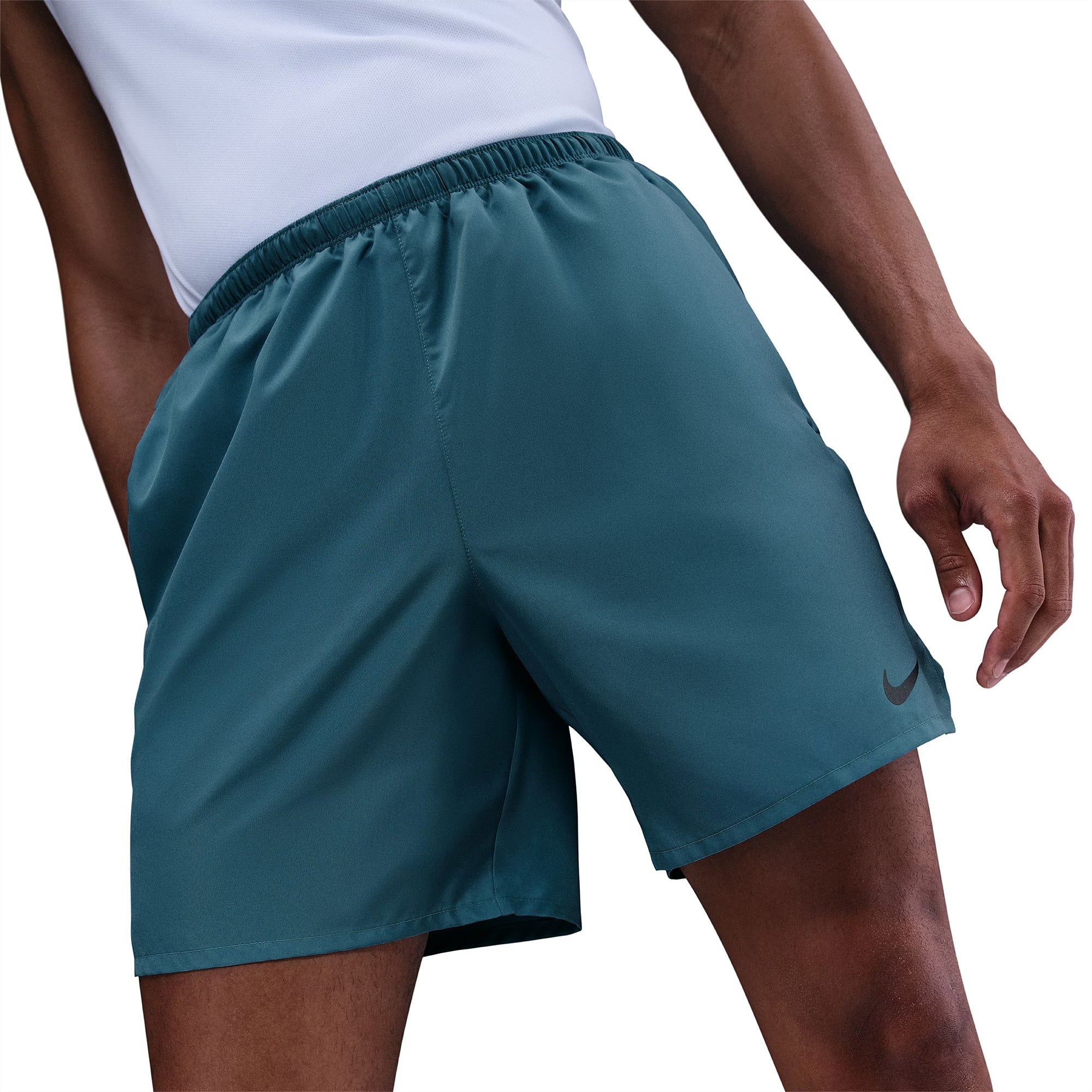 Nike Challenger Brief-Lined 7 Inch Shorts Denim Turq/Reflective Silv