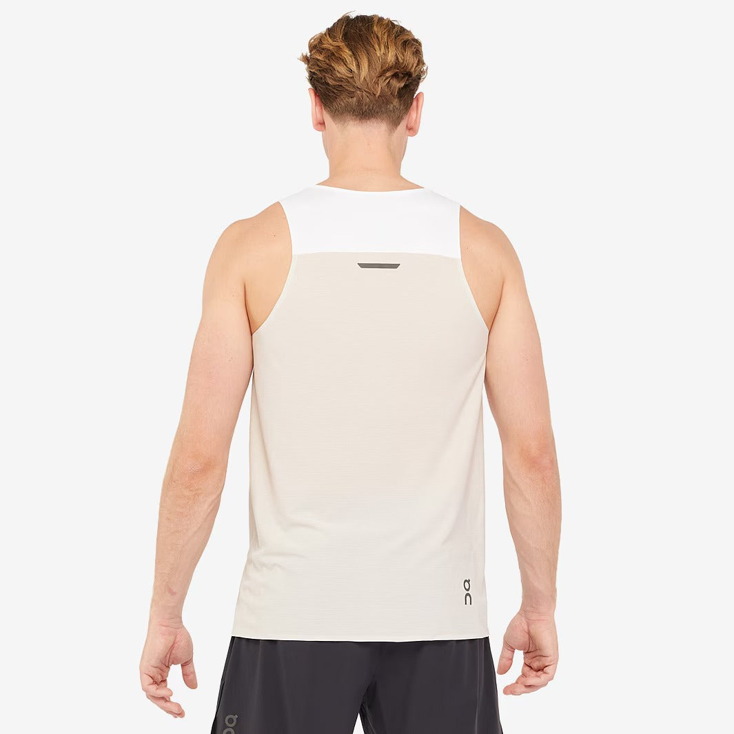 On Performance Singlet White/Silver