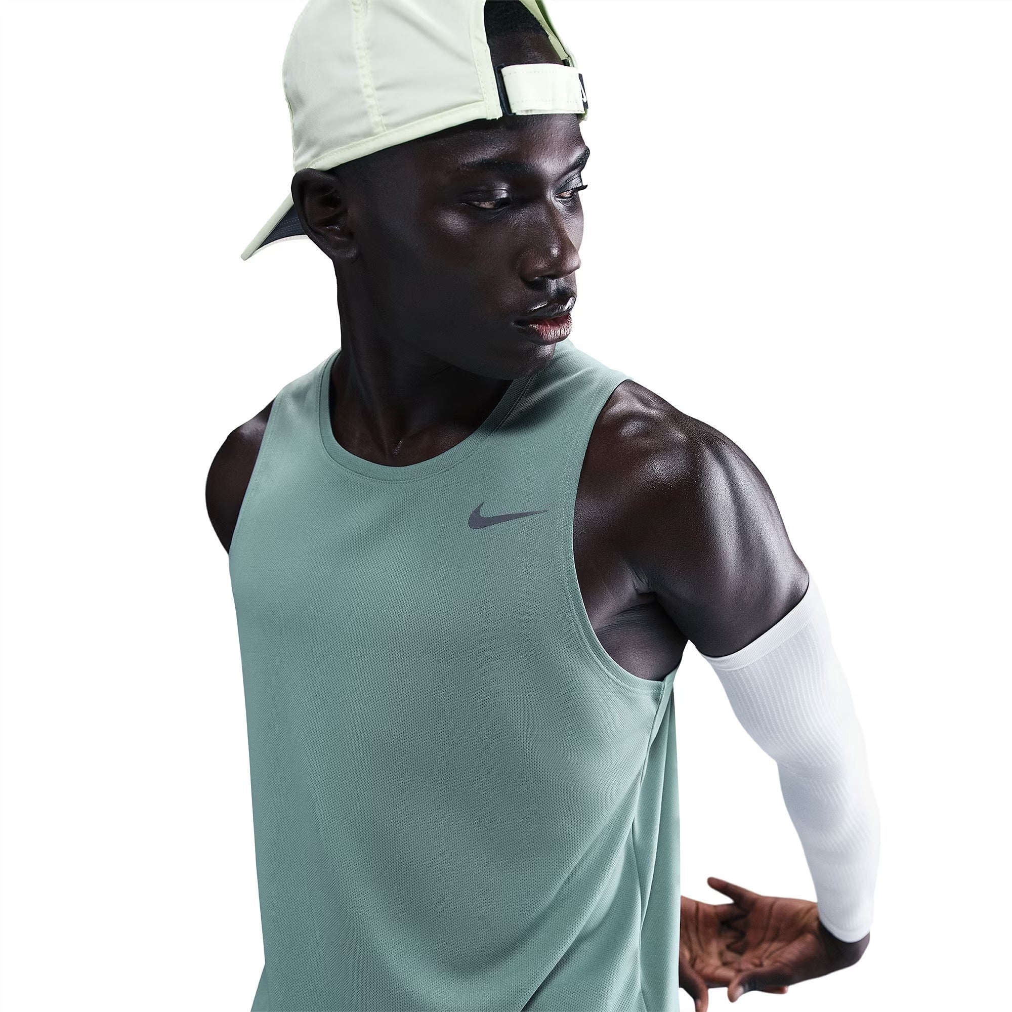 Nike Dri-FIT Miler Singlet Cannon/Reflective Silv