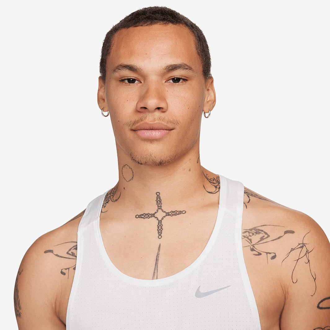 Nike Dri-FIT Fast Singlet Summit White/Reflective Silv