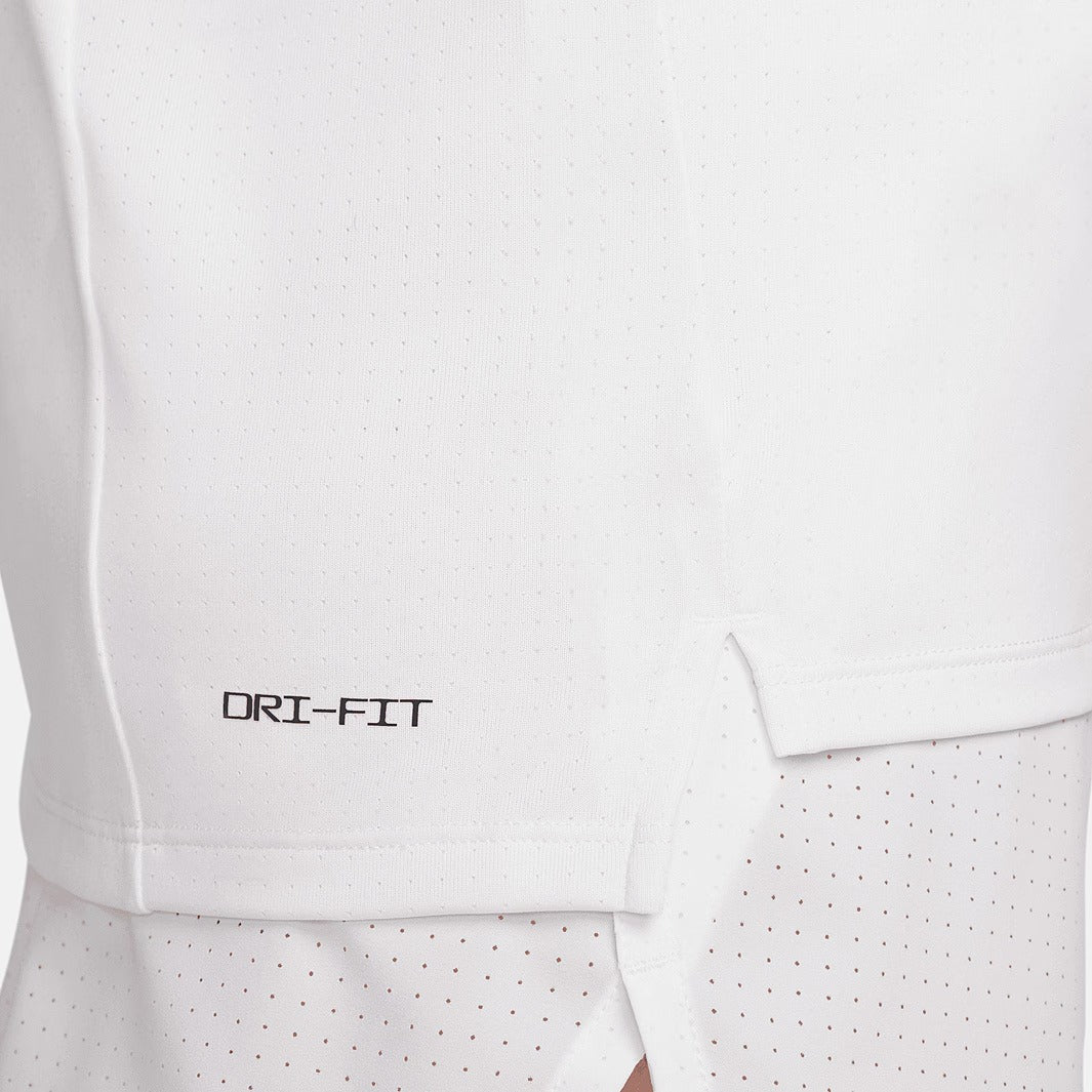 Camiseta regata Nike Dry-FIT Fast - Branca Refletiva