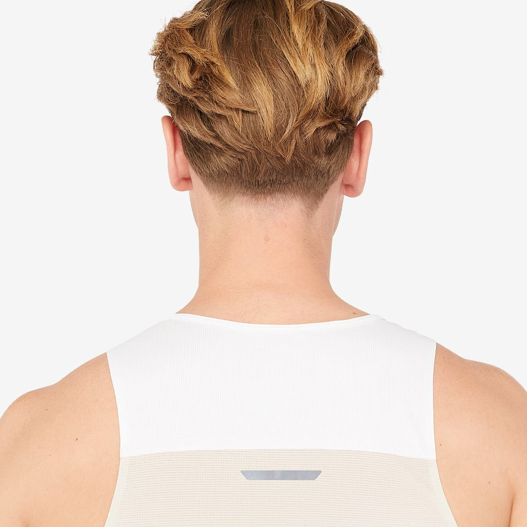 On Performance Singlet White/Silver