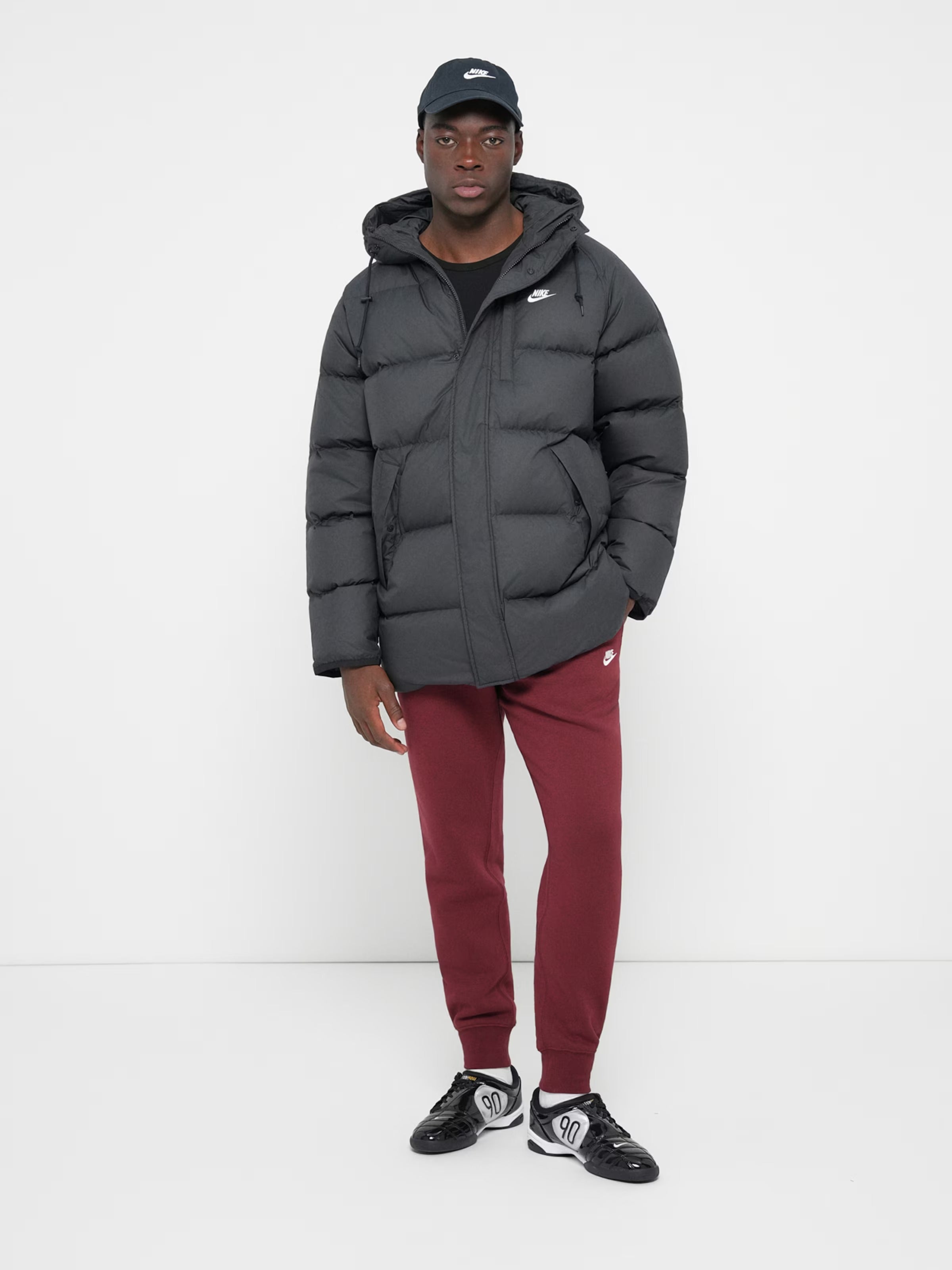 Nike Sportswear Casaco de inverno 'CLUB 550' - Preto
