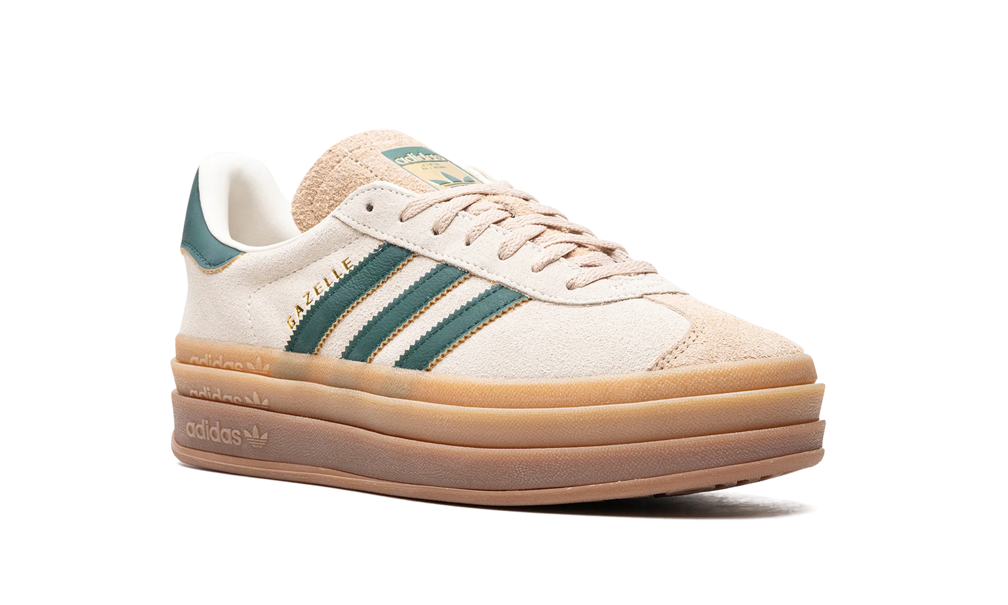 Adidas GAZELLE BOLD WMNS "Cream Collegiate Green"