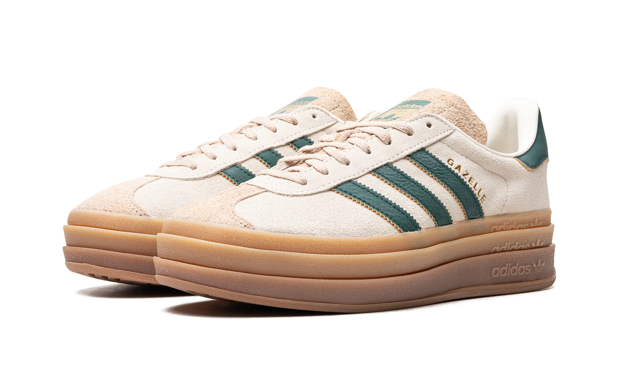 Adidas GAZELLE BOLD WMNS "Cream Collegiate Green"