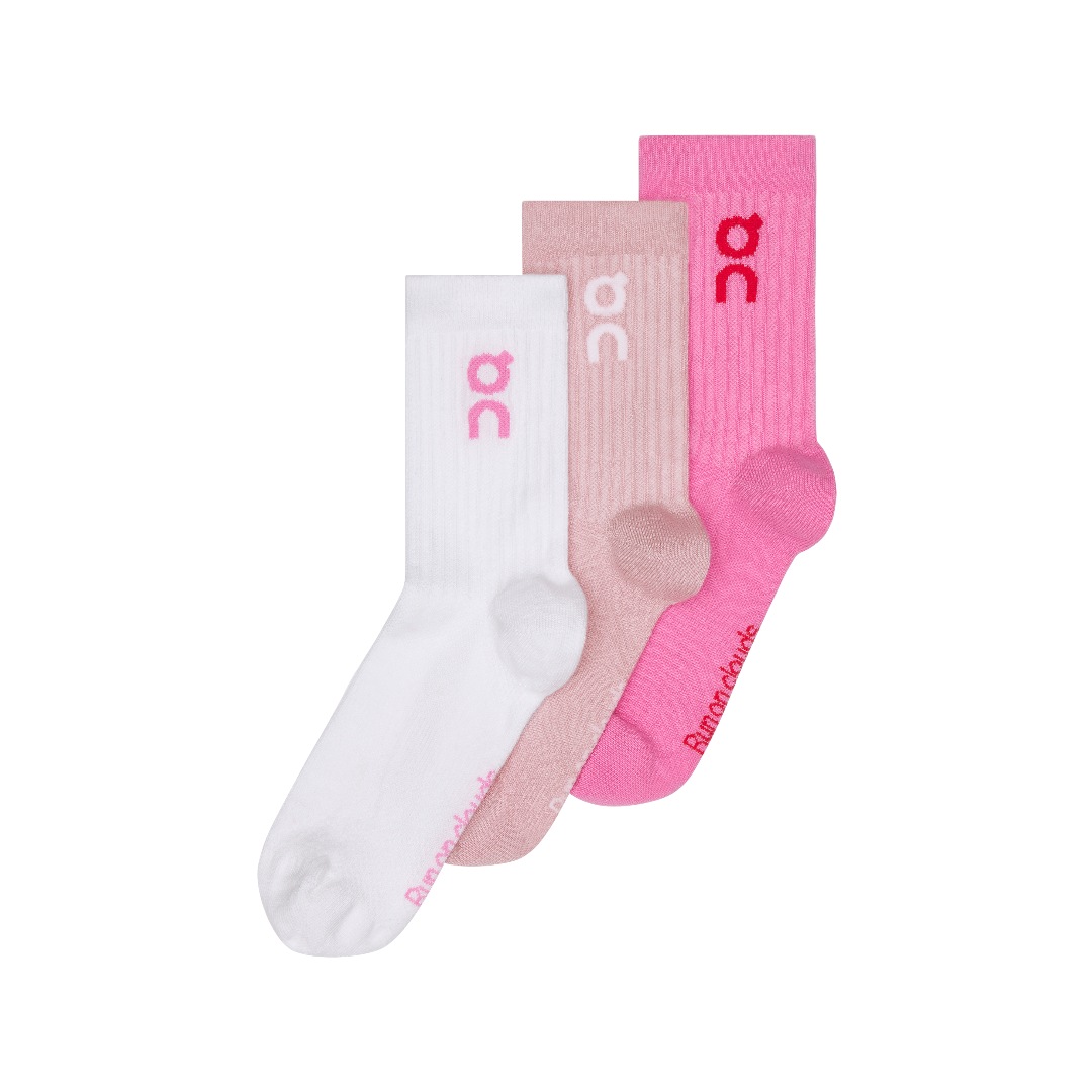 Kit de Meias ON Sock 3-Pack Unissex (3 unidades)