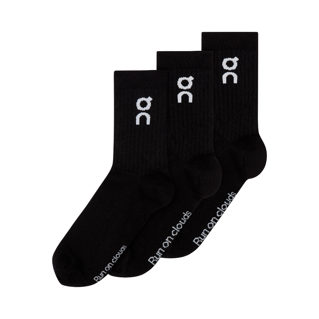 Kit de Meias ON Sock 3-Pack Unissex (3 unidades)