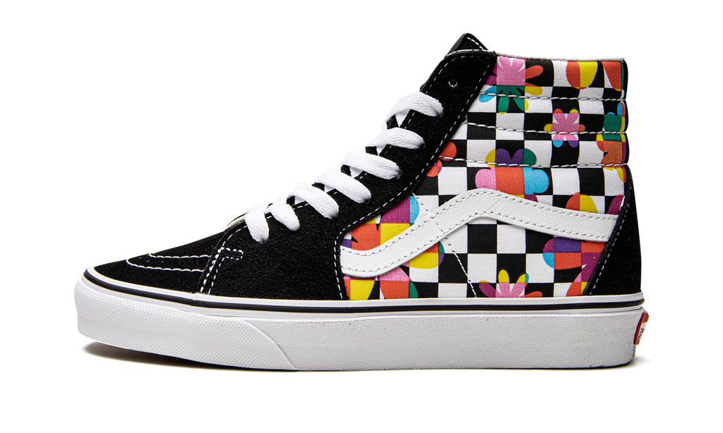 SK8-Hi "Floral Checkerboard"