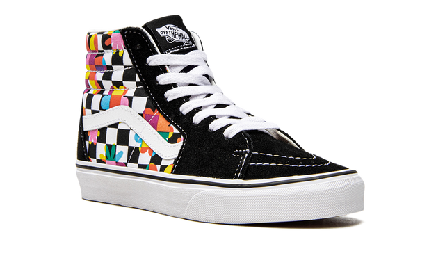 SK8-Hi "Floral Checkerboard"