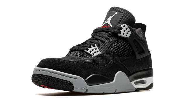 4 Retro SE Black Canvas