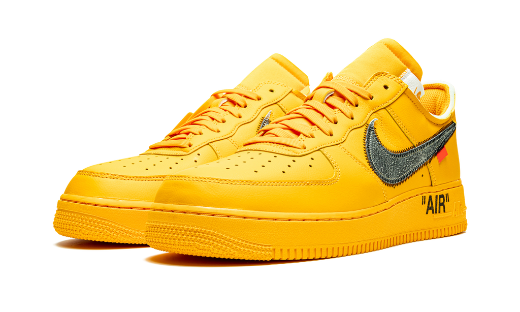 1 Low Off White University Gold Metallic Sier