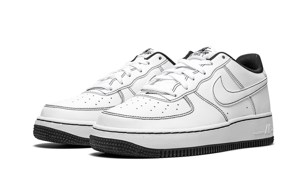 1 Low Contrast Stitch White Black