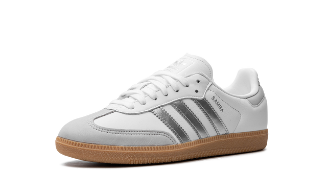Samba White Silver Metallic Grey
