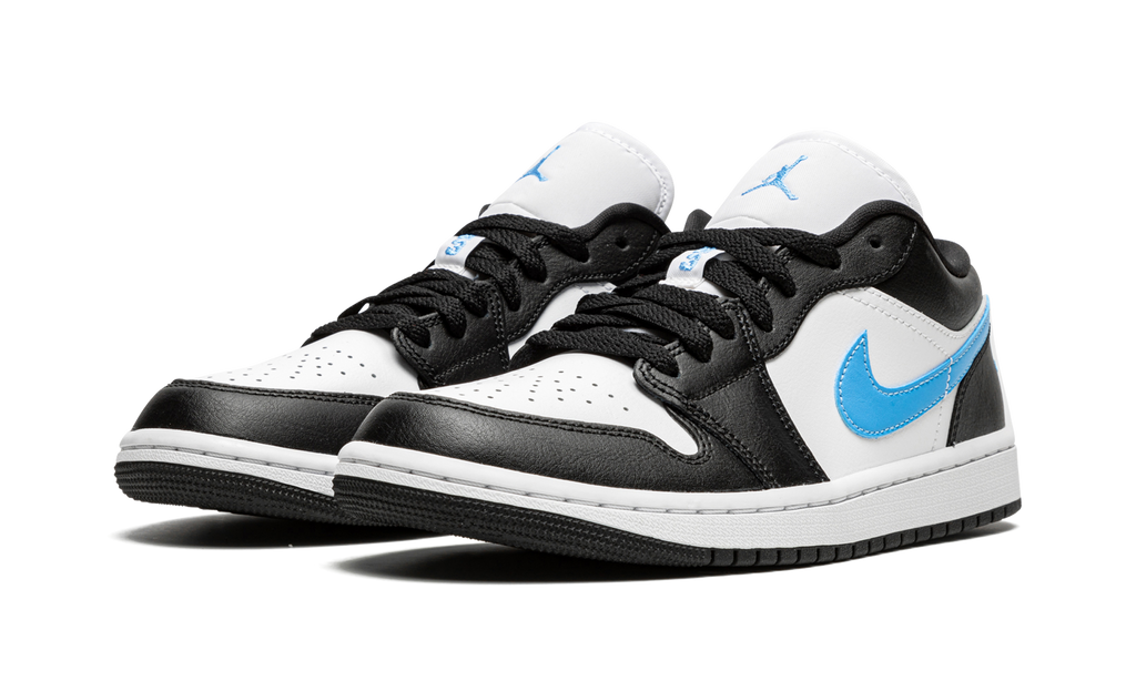 1 Low Black University Blue White