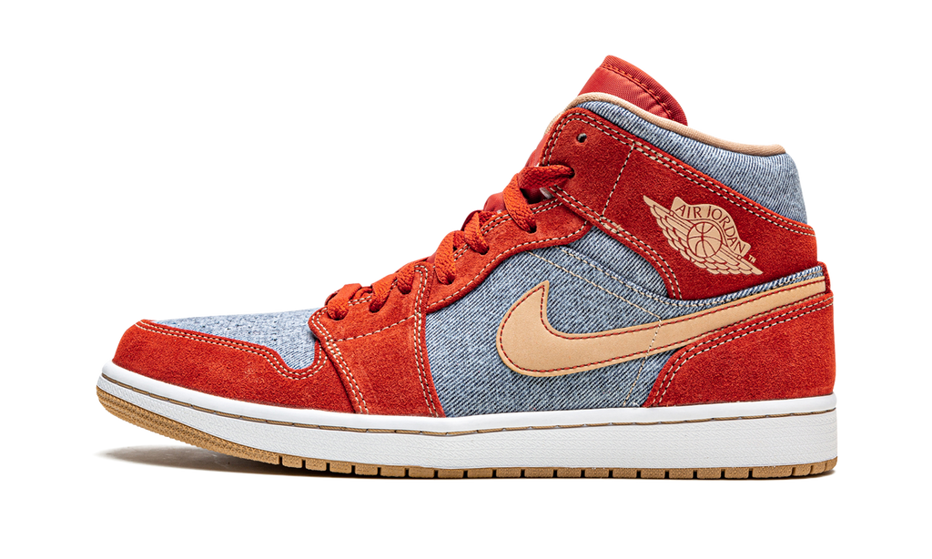 1 Mid Denim Red