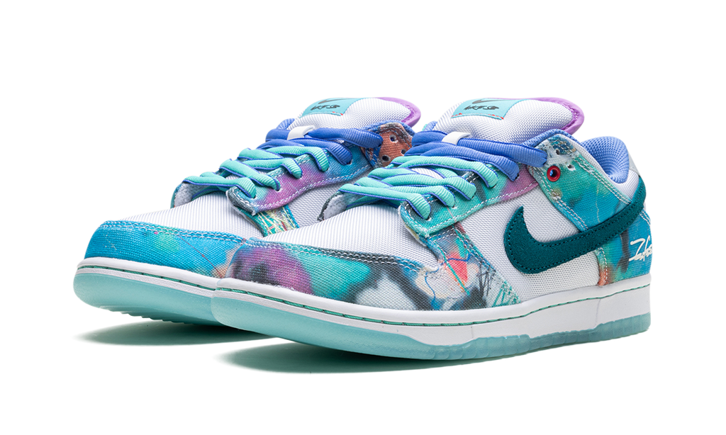 SB Dunk Low Futura Laboratories Bleached Aqua