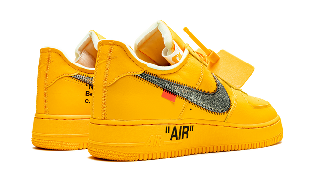 1 Low Off White University Gold Metallic Sier