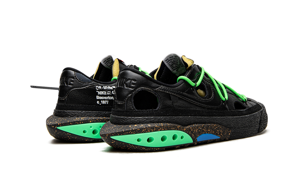 Blazer Low  Black Electro Green