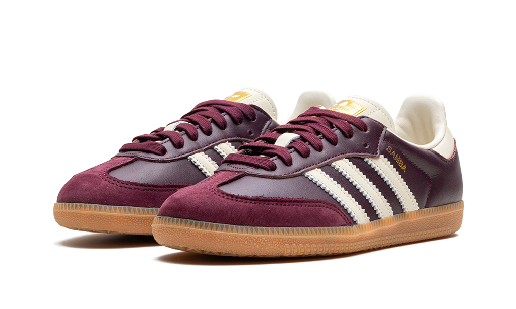 Samba OG Maroon Gold Metallic